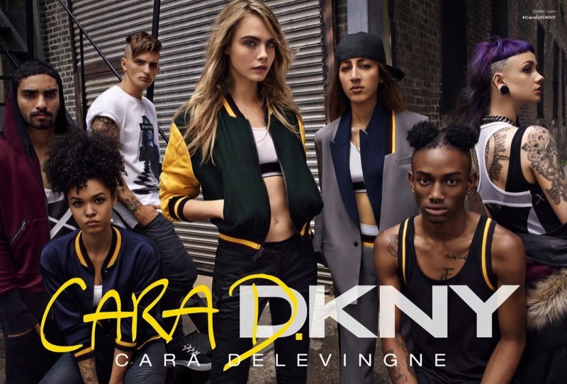 Cara Delevingne for DKNY Fall 2014-2