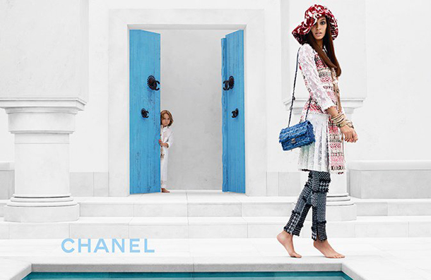 Joan Smalls for Chanel Cruise 2015
