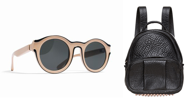 Alexander Wang Backpack, Mykita + MMM Sunglasses