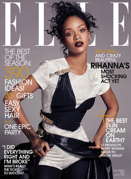 Rihanna for ELLE December 2014 Cover