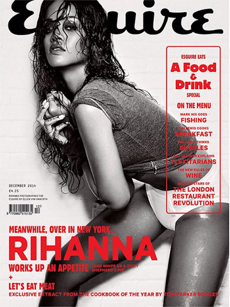 Rihanna for Esquire U.K. December 2014-Cover