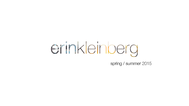 Erin Kleinberg Spring Summer 2015
