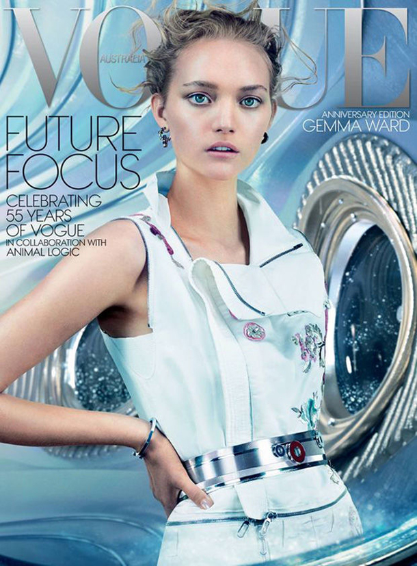 Gemma Ward for Vogue Australia December 2014 cover