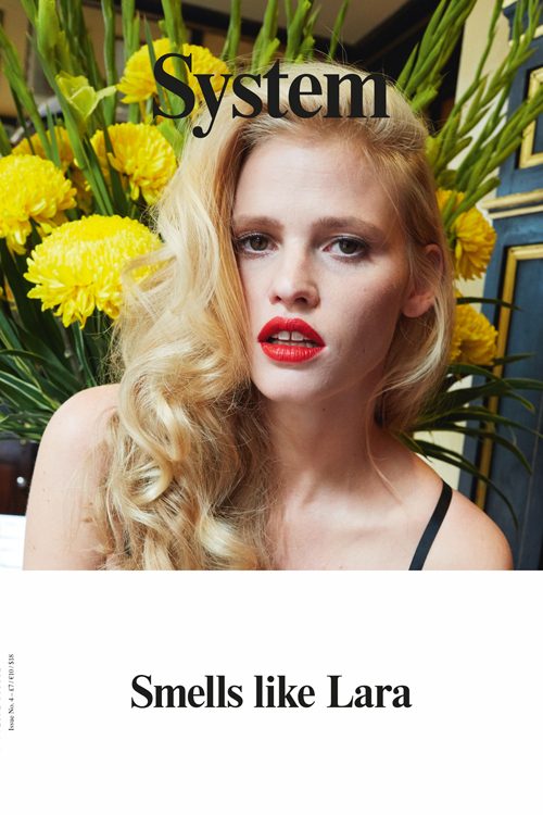 Lara Stone Post-Baby Editorial for System Magazine cover