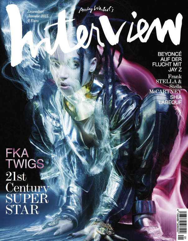 FKA Twigs for Interview Magazine Germany December 2014:January 2015