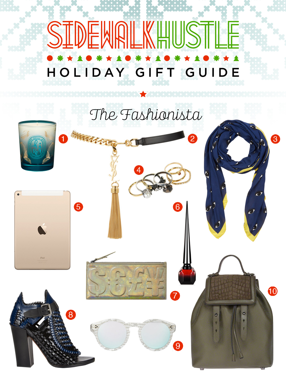 Sidewalk Hustle Holiday Gift Guide 2014 - Fashionista