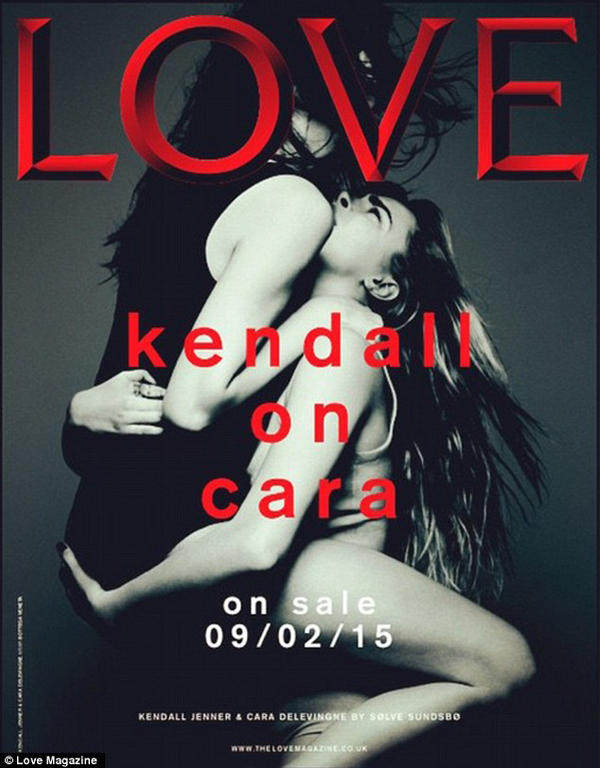 Kendall Jenner Cara Delevingne cover Love Magazine