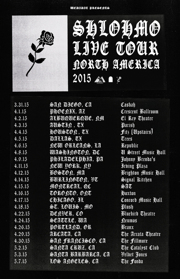 Shlohmo Tour Dates