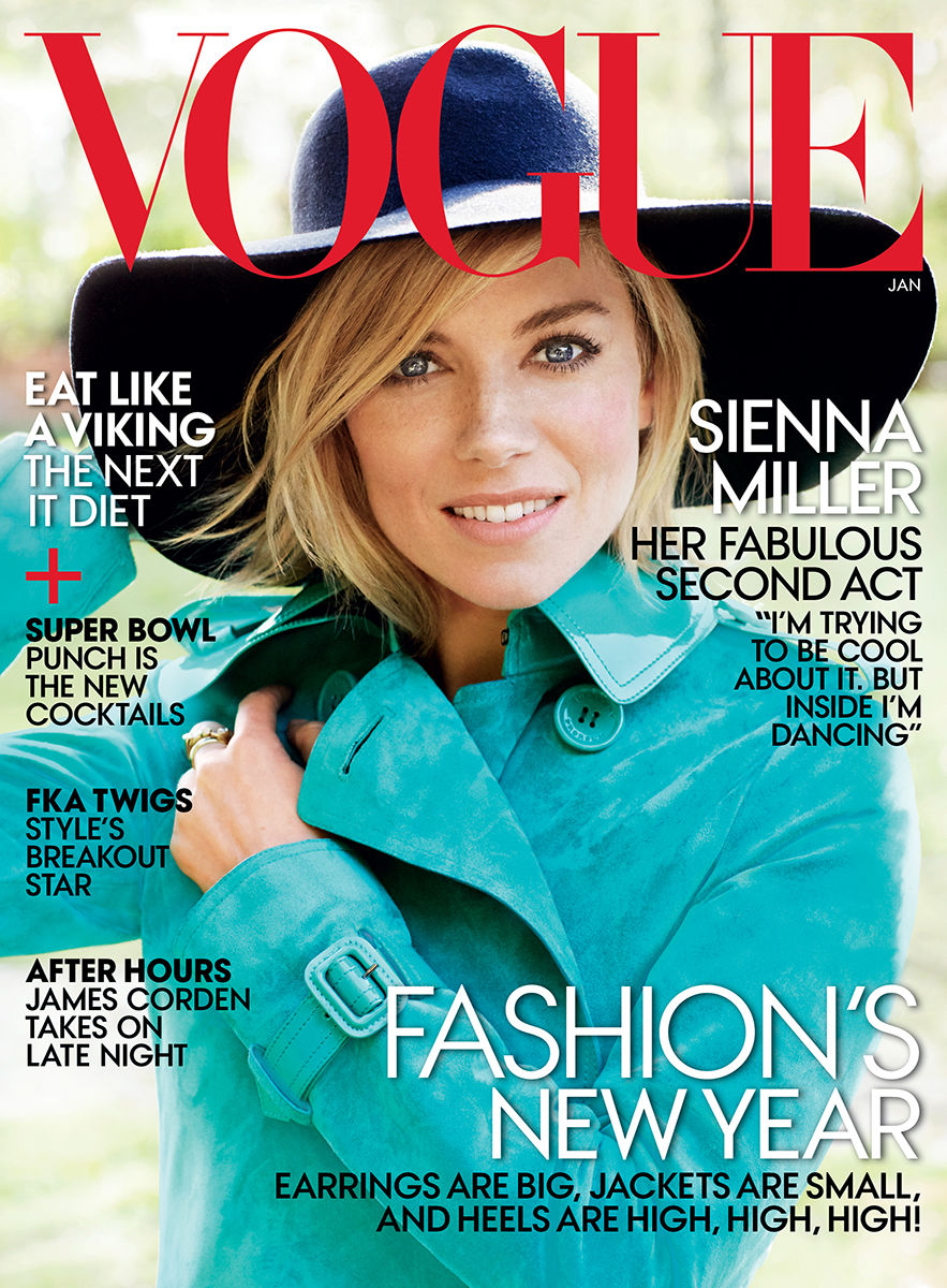 Sienna Miller for Vogue Magazine January 2015