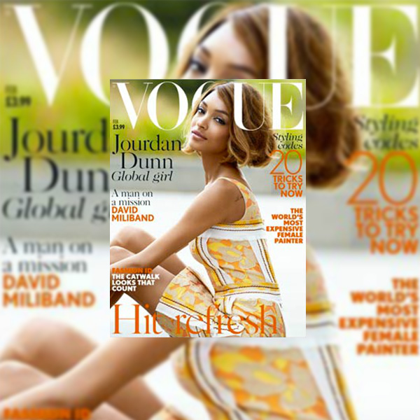 Jourdan Dunn for Vogue UK January 2014