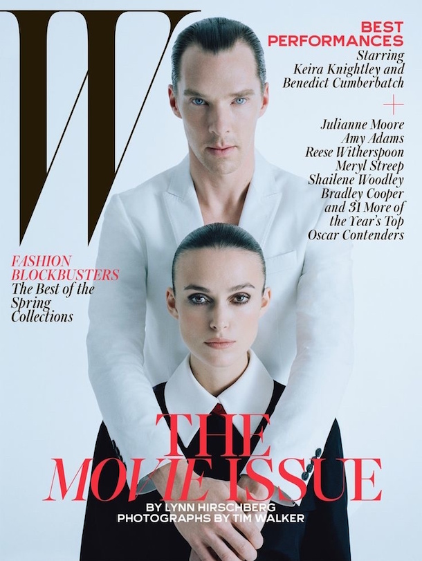 Kiera Knightley & Benedict Cumberbatch W Magazine Best Performances Issue February 2015