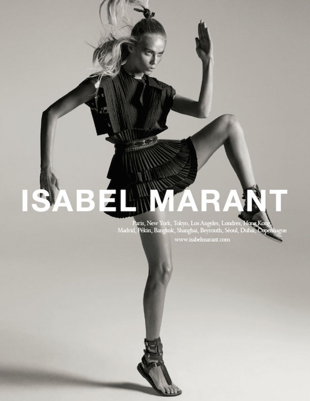Natasha Poly for Isabel Marant Spring 2015-2