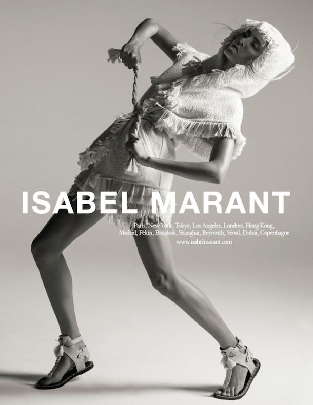 Natasha Poly for Isabel Marant Spring 2015-6