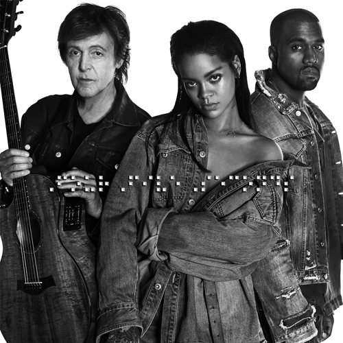 Rihanna Kanye West Paul McCartney FourFiveSeconds