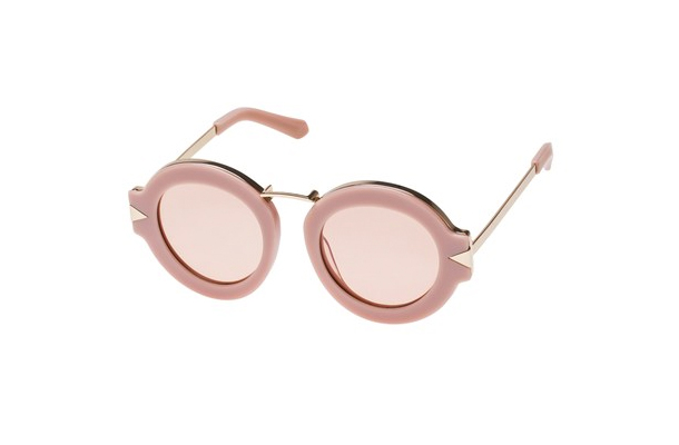 Karen Walker Maze Dusty Pink & Gold Sunglasses