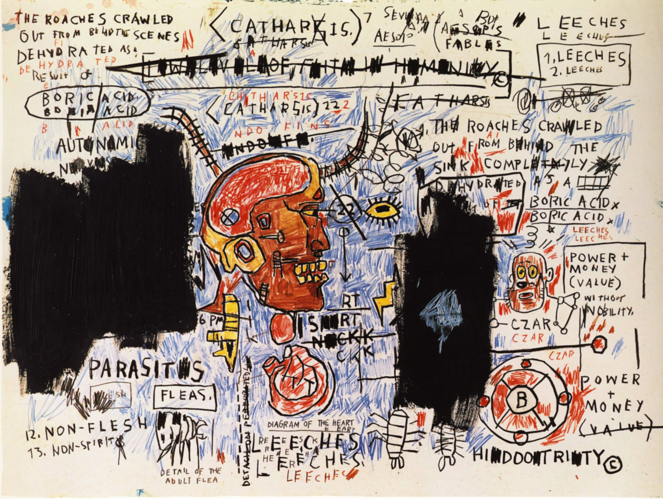 Jean-Michel-Basquiat-Nows-The-Time