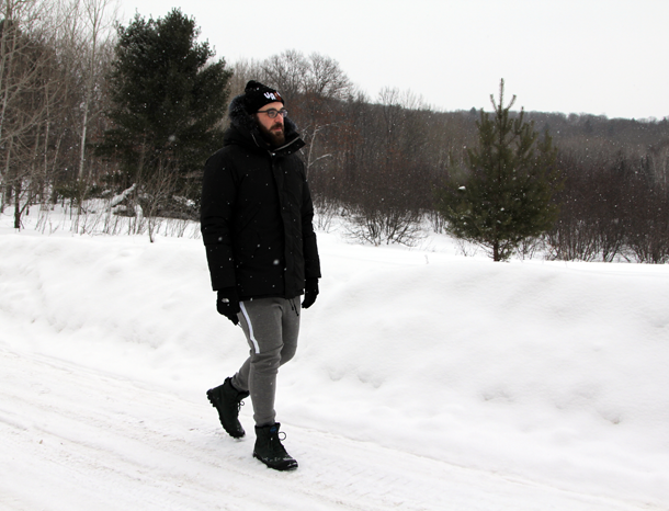 What I Wore In the Great White North-Walking