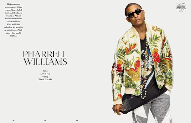 Pharrell Williams for GQ Style Germany Spring Summer 2015-2