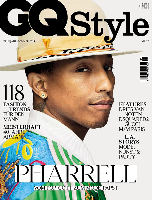 Pharrell Williams for GQ Style Germany Spring Summer 2015