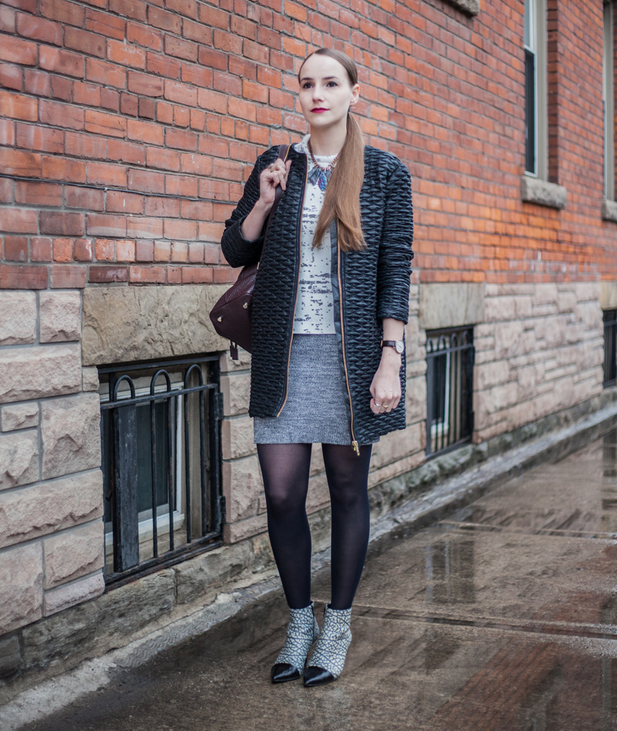 Toronto Fashion Week Street Style Fall Winter 2015 Look 1