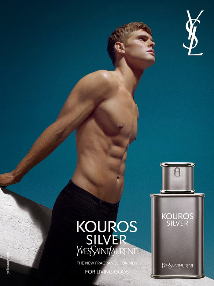 YSL Kouros Silver Fragrance Campaign
