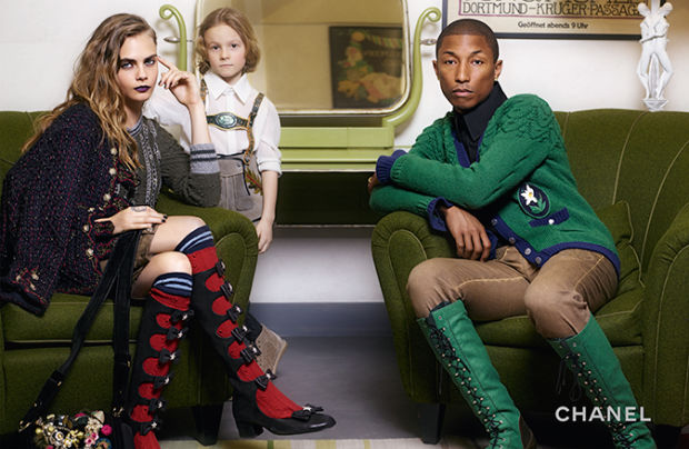 Pharrell Williams & Cara Delevinge for Chanel Pre-Fall 2015-3