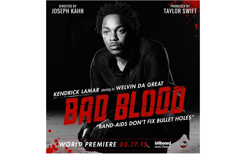 Taylor Swift Bad Blood Music Video Kendrick Lamar