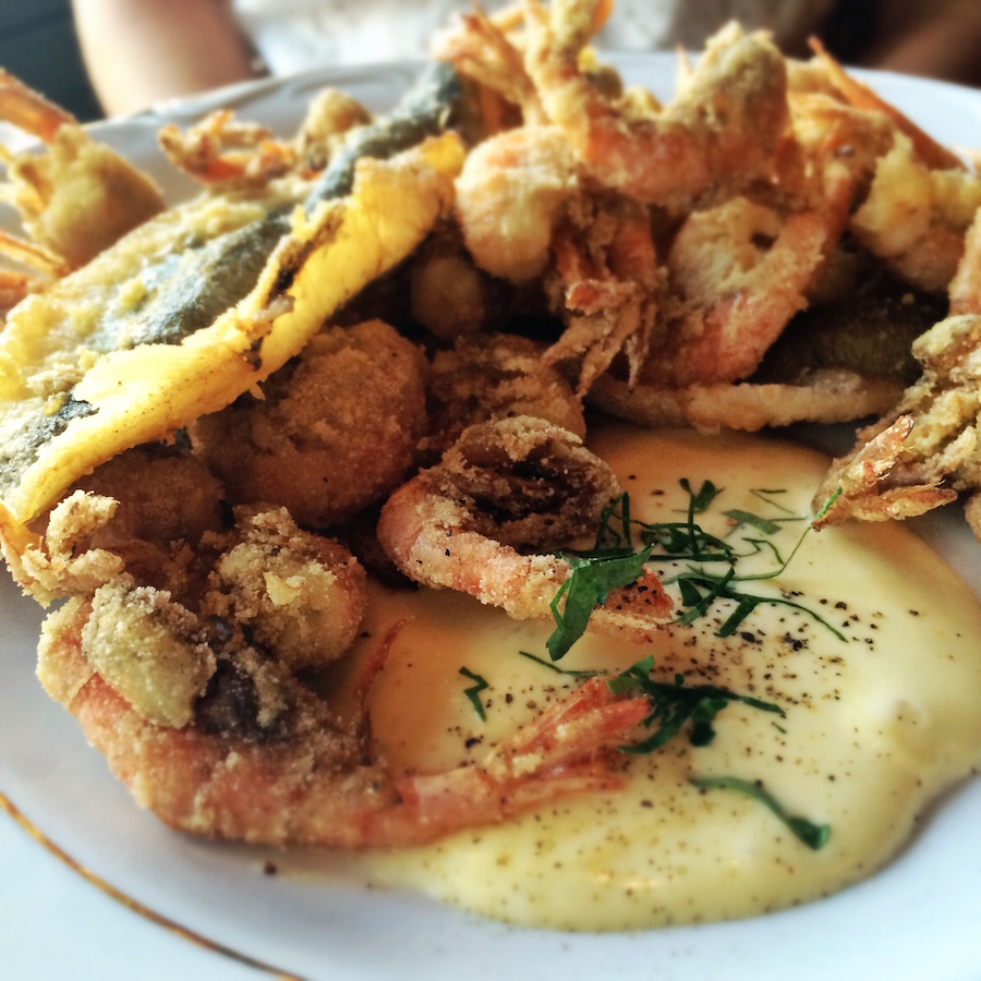 Pesce Fritto - nordic prawns and smelts