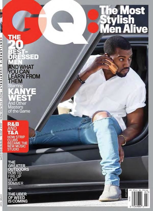 Kanye West GQ Most Stylish Men Alive Issue