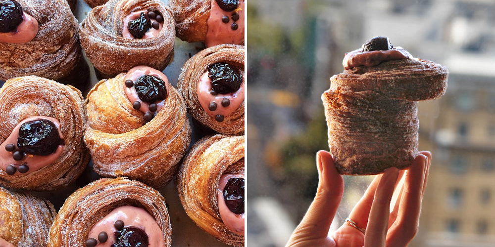 Chocolate Cherry Cruffin Mr Holmes Bakehouse