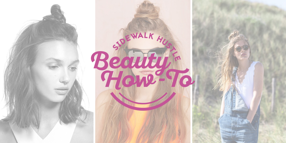 Beauty How To Half Top Knot