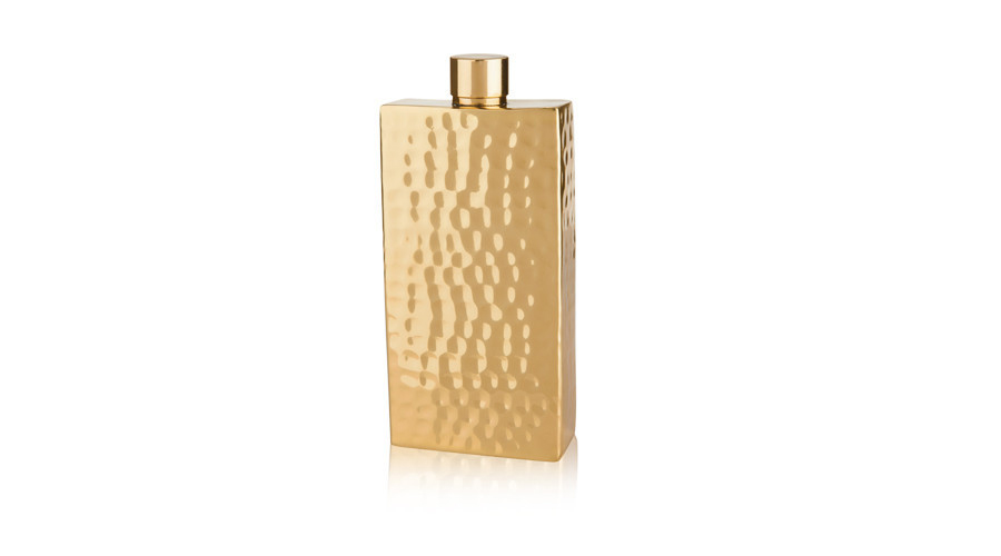 Solid Brass Flask