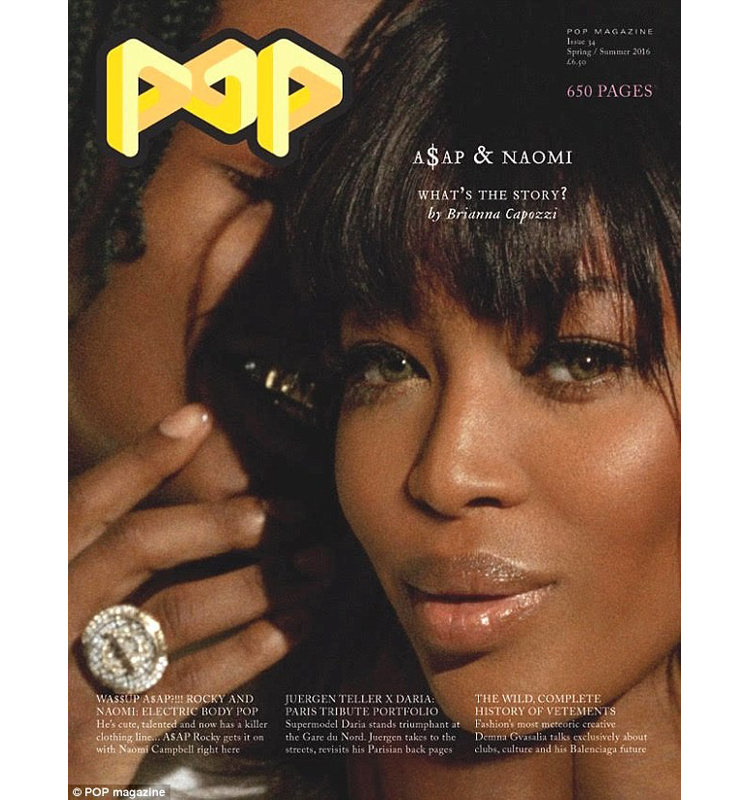 ASAP Rocky Naomi Campbell POP Magazine 34