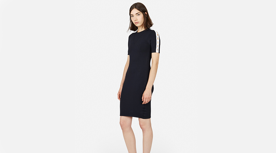 Opening Ceremony Cut Out Short Sleeve Dress