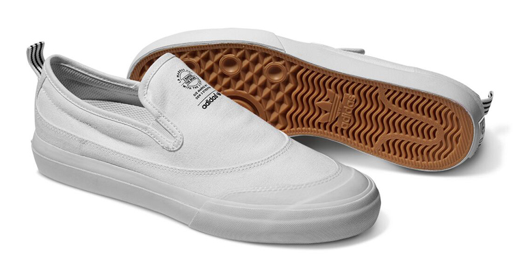 adidas Skateboarding Matchcourt Slip Silhouette White