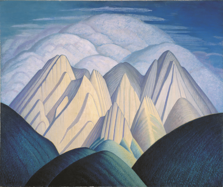1934_Mountains-Near-Jasper_Mendel