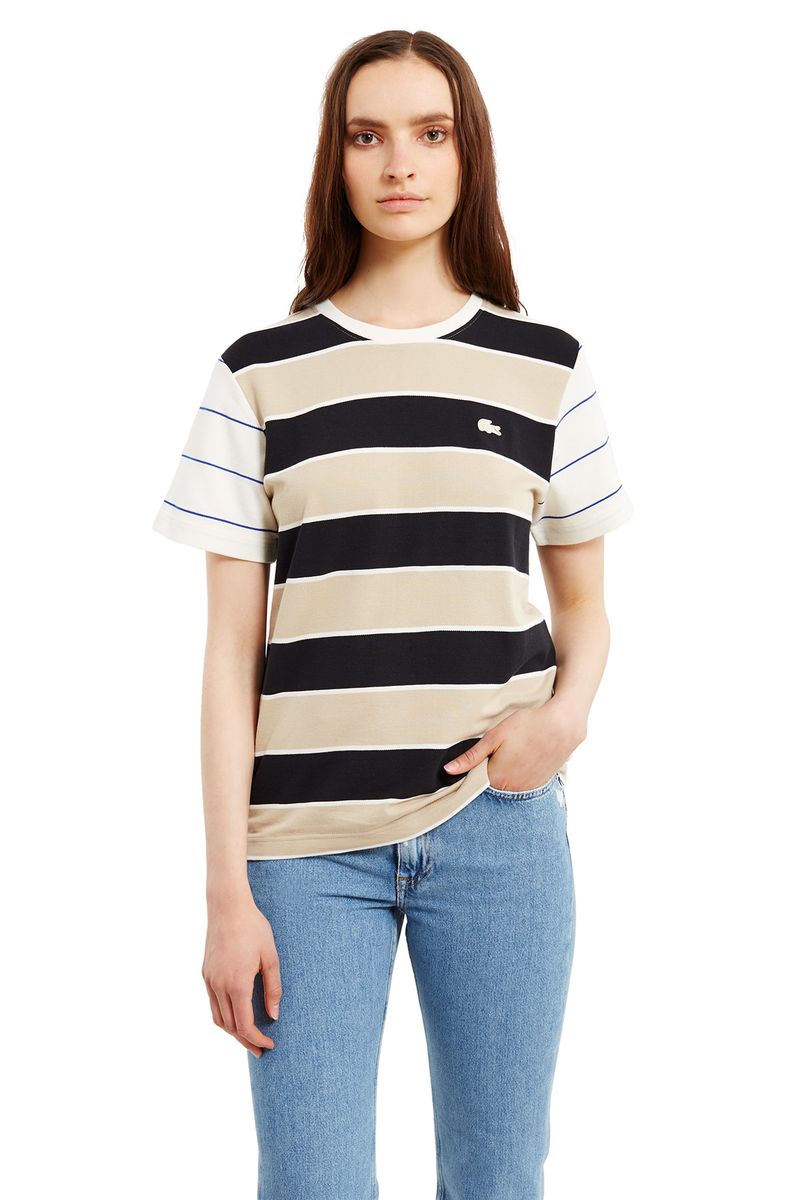 Lacoste x Opening Ceremony Capsule Color Blocked Stripe Tshirt
