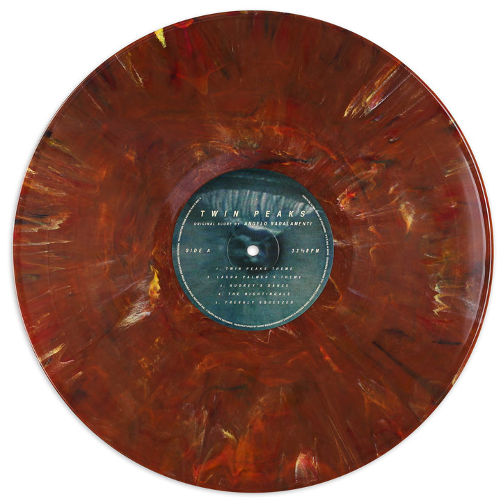 Twin Peaks Soundtrack Viny Reissue disc