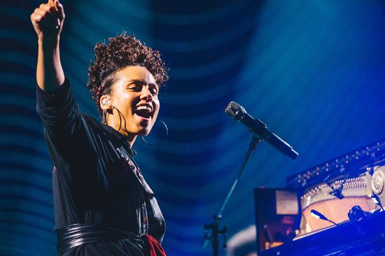 Alicia Keys performs at Apple Music Festival London, 20 September 2016, Photo by: Danny North © APPLE.